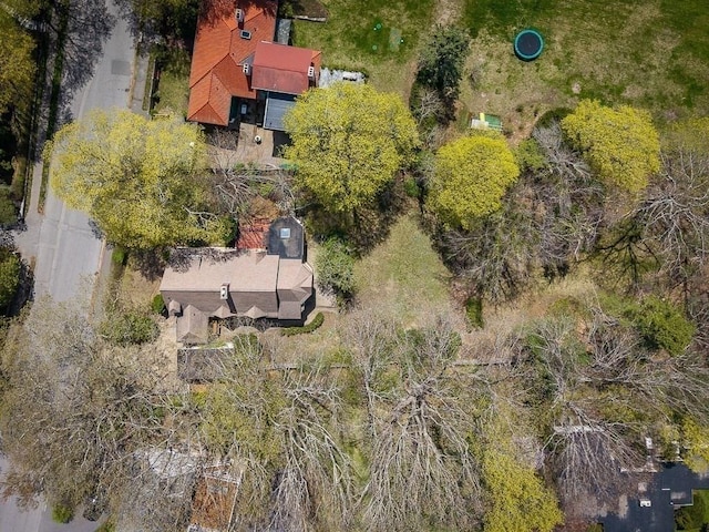 view from above of property