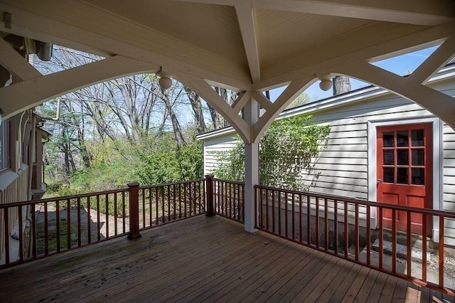 view of deck