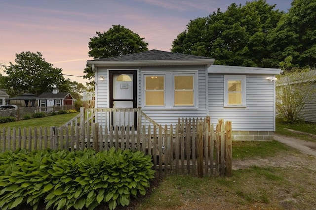 34 13th St, Wareham, MA 02532 - view of front of property with fence and roof with shingles