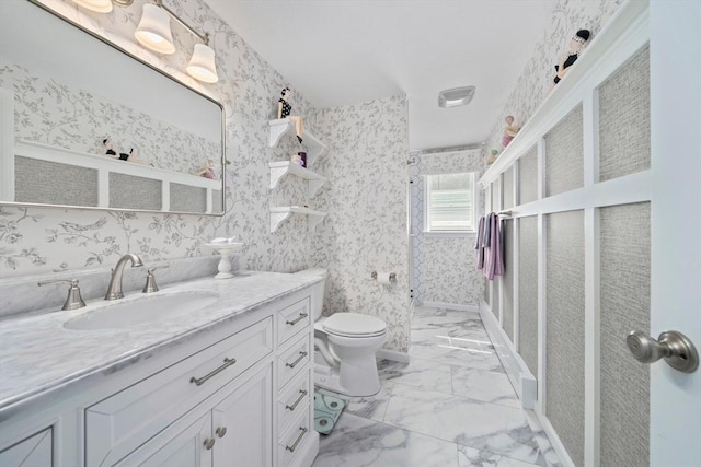 47 Pheasant Hill Rd, Weymouth, MA 02190 - bathroom featuring vanity, a shower, and marble finish floors