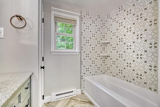 47 Key St Unit 47, Millis, MA 02054 - bathroom with baseboard heating and vanity