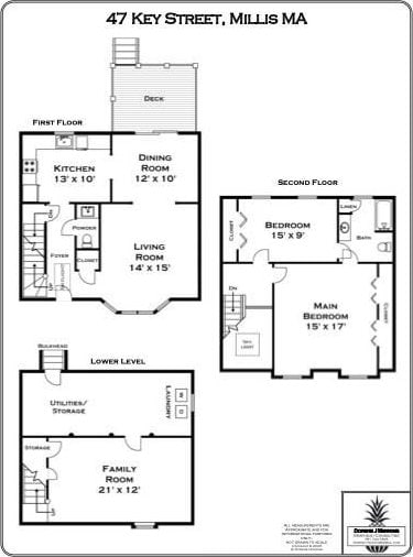 47 Key St Unit 47, Millis, MA 02054 - view of property floor plan