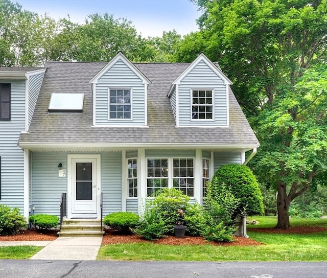 47 Key St Unit 47, Millis, MA 02054 - cape cod house featuring a porch and roof with shingles