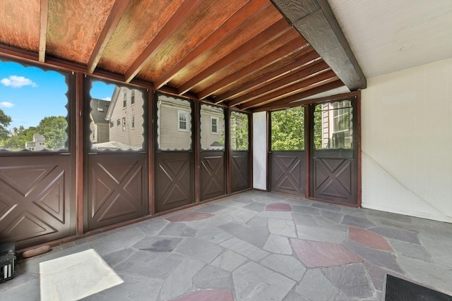 120 Readville St, Boston, MA 02136 - view of unfurnished sunroom