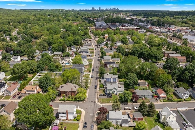 120 Readville St, Boston, MA 02136 - aerial view of property and surrounding area featuring nearby suburban area