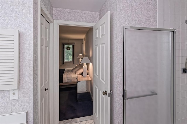 1 Astra Unit 1, Wayland, MA 01778 - hallway with tile patterned floors