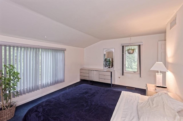 1 Astra Unit 1, Wayland, MA 01778 - carpeted bedroom with vaulted ceiling and baseboards
