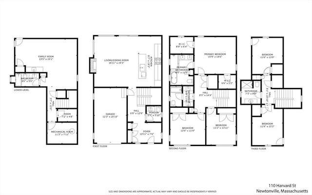 110 Harvard St, Newton, MA 02460 - floor plan