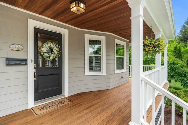 26 Woodward Ave, Reading, MA 01867 - view of exterior entry featuring covered porch