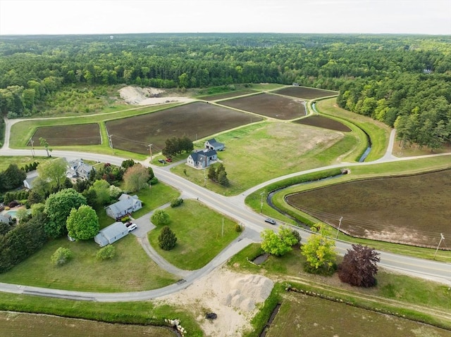 79 Wapping Rd, Kingston, MA 02364 - aerial view of property and surrounding area featuring a heavily wooded area