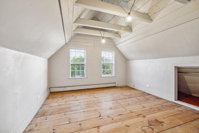 79 Wapping Rd, Kingston, MA 02364 - additional living space featuring baseboard heating, hardwood / wood-style flooring, and baseboards