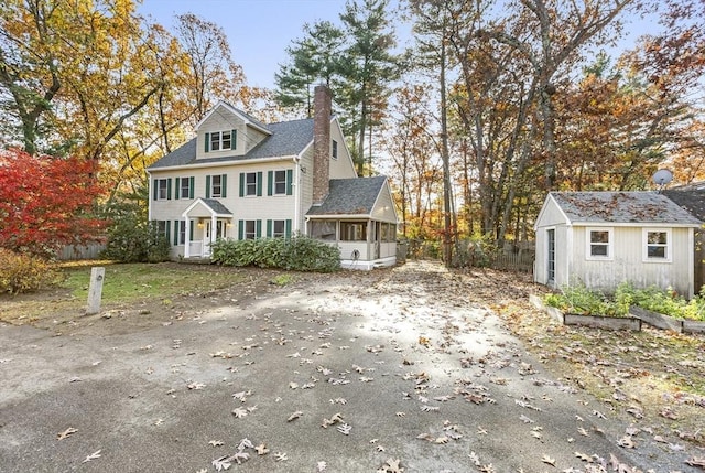 view of front of home