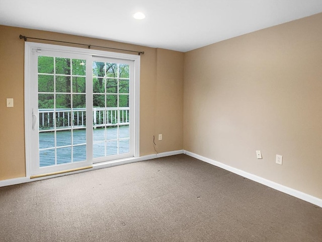 7 Nirvana Dr, Saugus, MA 01906 - carpeted empty room featuring baseboards and recessed lighting