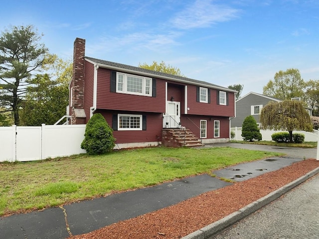7 Nirvana Dr, Saugus, MA 01906 - raised ranch with a chimney