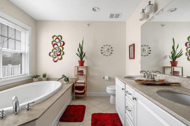 6 Essex Rd Unit 15, Ipswich, MA 01938 - full bath featuring tile patterned flooring, a sink, a bath, and toilet