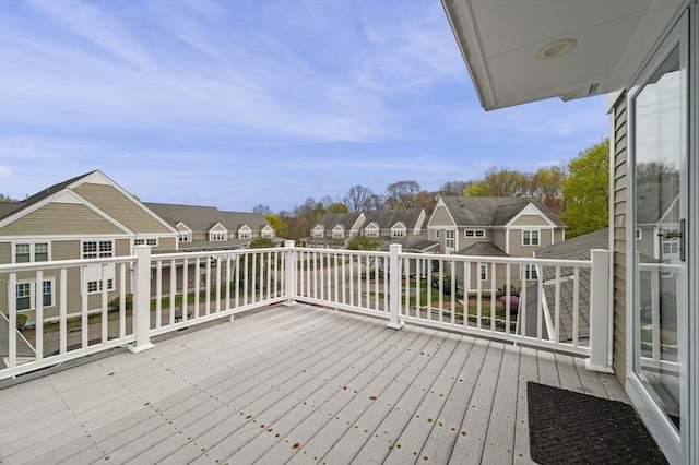 6 Essex Rd Unit 15, Ipswich, MA 01938 - wooden deck with a residential view