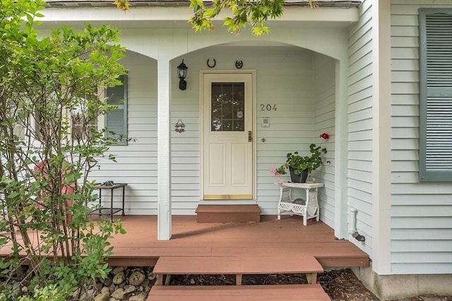 view of property entrance