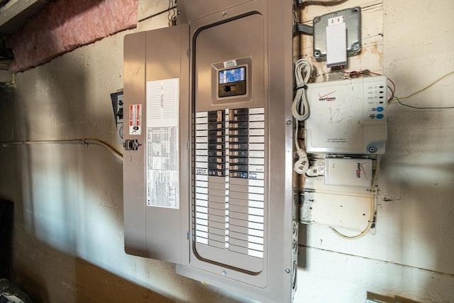 utility room featuring electric panel