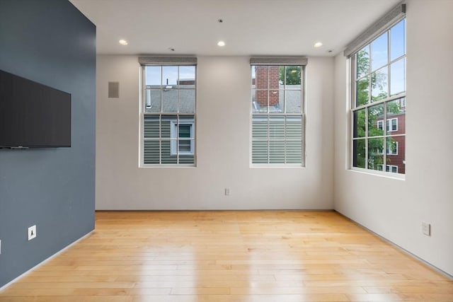 618 E 2nd St Unit 2, Boston, MA 02127 - unfurnished room with wood-type flooring and recessed lighting