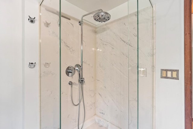 157 Carleton Rd, Carlisle, MA 01741 - bathroom view of a marble finish shower