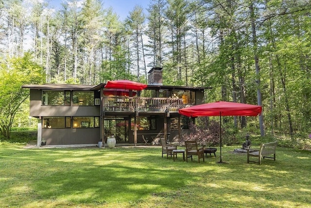 157 Carleton Rd, Carlisle, MA 01741 - view of community with a yard and a deck