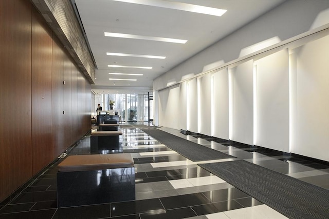 580 Washington St Unit 10A, Boston, MA 02111 - lobby with wooden walls