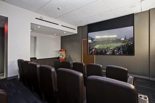 580 Washington St Unit 10A, Boston, MA 02111 - view of carpeted cinema room