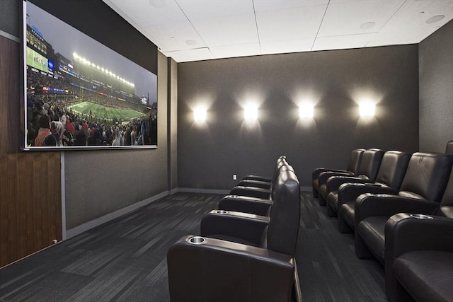 580 Washington St Unit 10A, Boston, MA 02111 - carpeted cinema room with baseboards