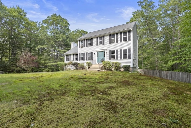 232 Wallum Lake Rd, Douglas, MA 01516 - colonial home featuring a chimney