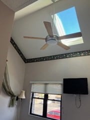 room details featuring ceiling fan