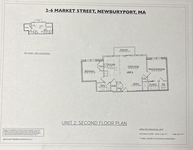 2-6 Market St Unit 2, Newburyport, MA 01950 - view of floor plan / room layout
