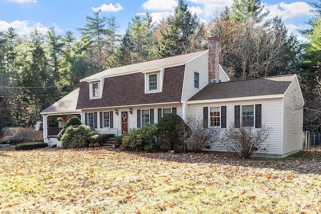 view of front of home