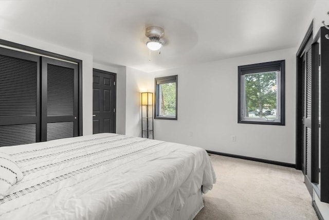 70 Granby Hts Unit 70, Granby, MA 01033 - bedroom with light colored carpet and a ceiling fan