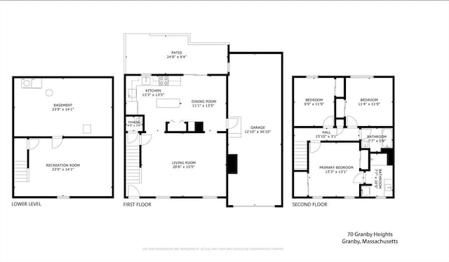 70 Granby Hts Unit 70, Granby, MA 01033 - view of home floor plan