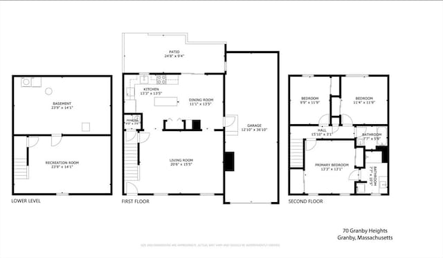 70 Granby Hts Unit 70, Granby, MA 01033 - view of property floor plan