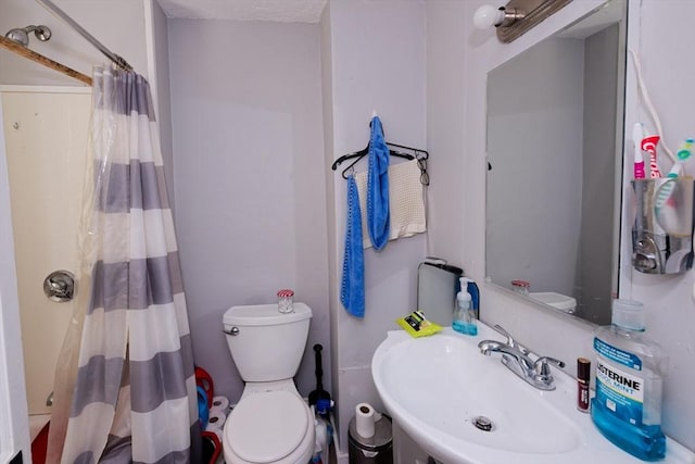 13 Main St, Framingham, MA 01702 - bathroom with a sink and curtained shower