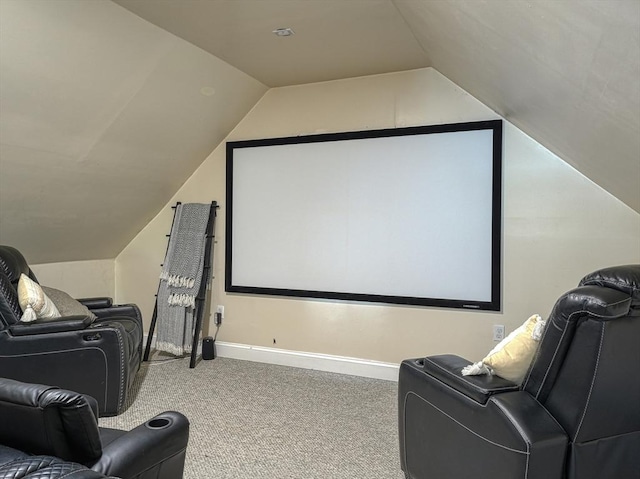 19 Mohawk Rd, Burlington, MA 01803 - carpeted home theater featuring baseboards and vaulted ceiling
