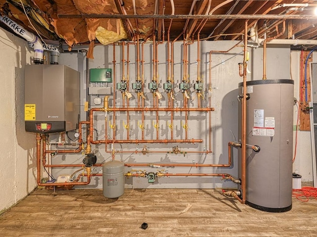 19 Mohawk Rd, Burlington, MA 01803 - utilities with tankless water heater and water heater