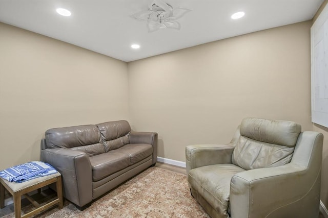 175 Armsby Rd, Sutton, MA 01590 - sitting room with recessed lighting, wood finished floors, and baseboards