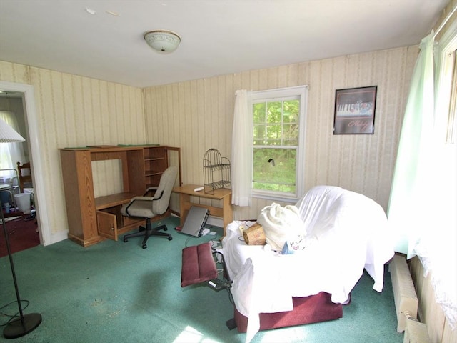 554 Wachusett St, Holden, MA 01520 - view of carpeted home office