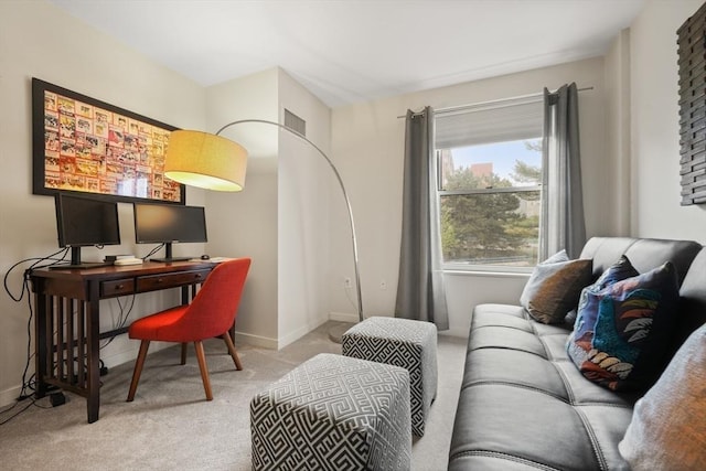 16 Miner St Unit 307, Boston, MA 02215 - office area featuring carpet floors and baseboards