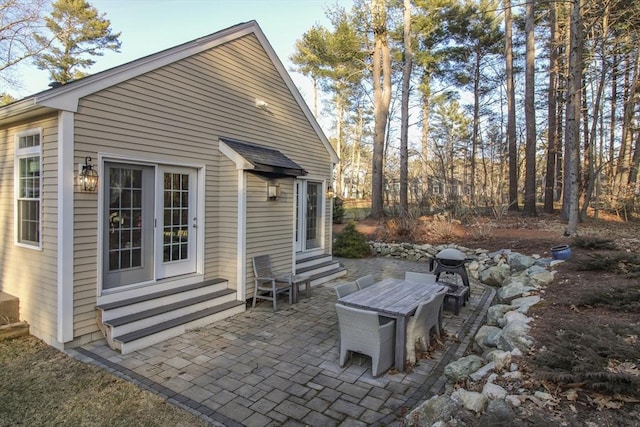 view of patio / terrace with entry steps