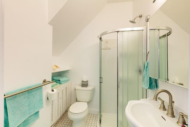 13 Sargent Ave Unit 1, Somerville, MA 02145 - full bathroom with a shower stall and tile patterned flooring