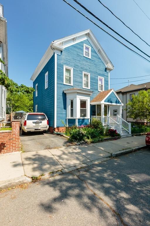 13 Sargent Ave Unit 1, Somerville, MA 02145 - view of front of property featuring concrete driveway
