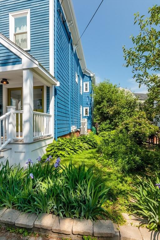 13 Sargent Ave Unit 1, Somerville, MA 02145 - view of side of home with covered porch