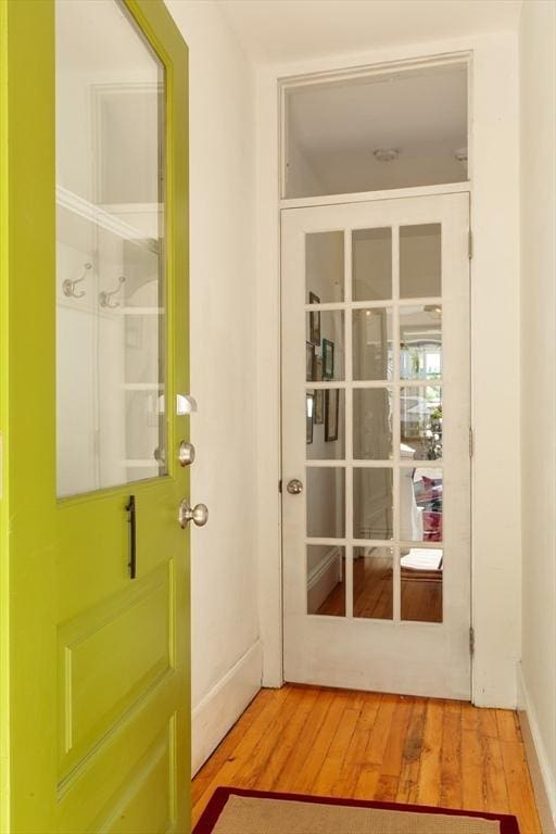 13 Sargent Ave Unit 1, Somerville, MA 02145 - doorway to outside with wood finished floors