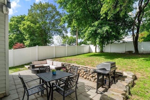 127 Highland Ave, Watertown, MA 02472 - view of patio / terrace featuring grilling area and outdoor dining space
