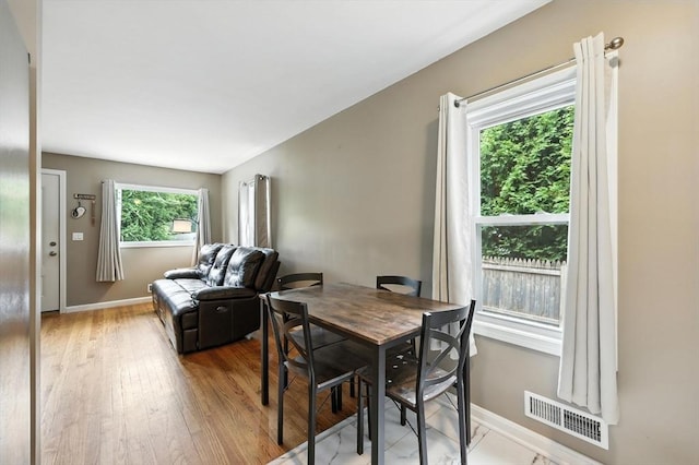 14 Carlton St, South Hadley, MA 01075 - dining area with wood finished floors and baseboards