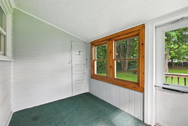 14 Carlton St, South Hadley, MA 01075 - unfurnished sunroom with vaulted ceiling