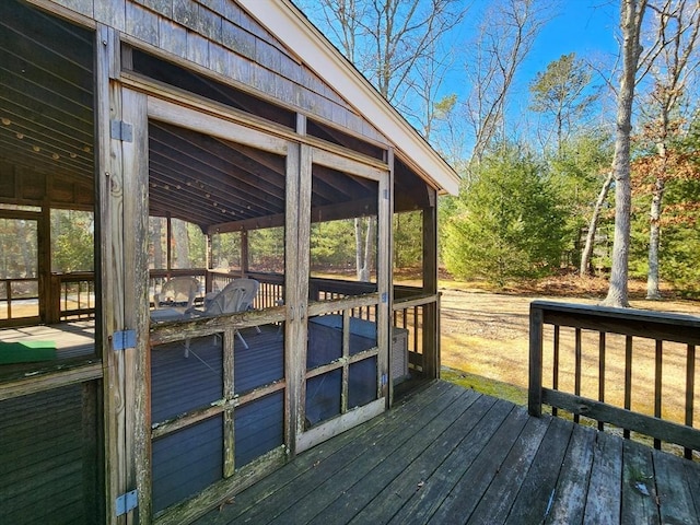 view of dock area